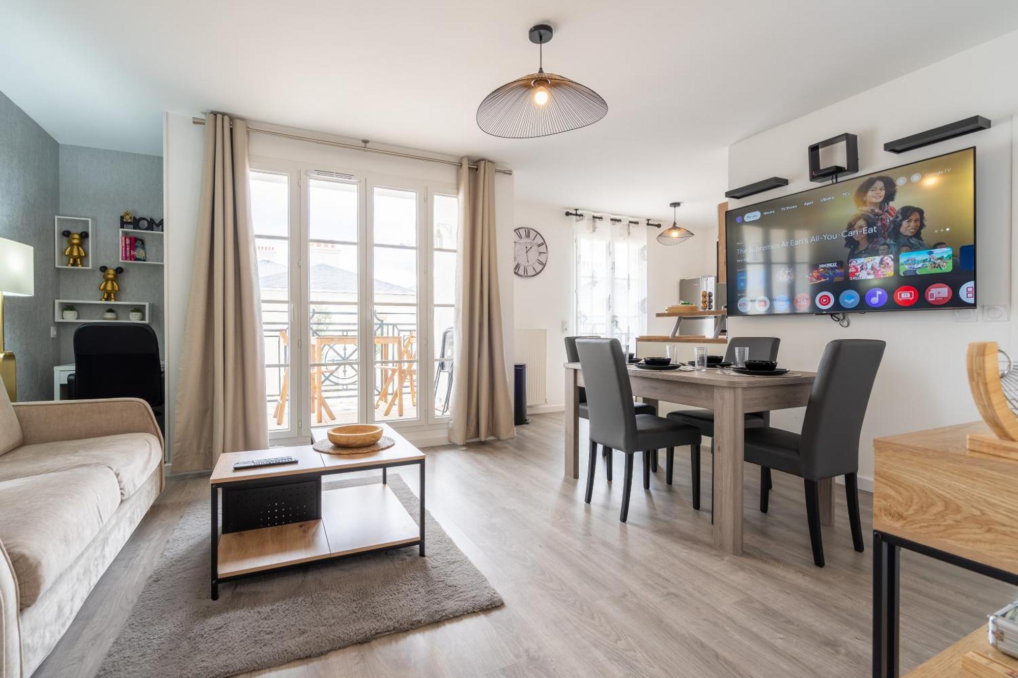 Superbe Appartement Tres Confortable Serris Exterior foto